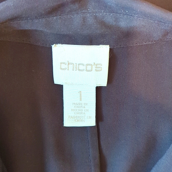Chico's Cold Shoulder Top - Picture 3 of 3